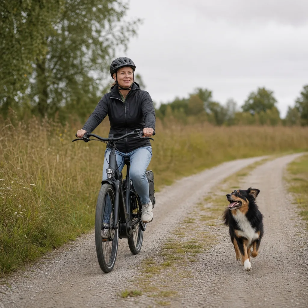 Cykla med hund och elcykel – så gör du