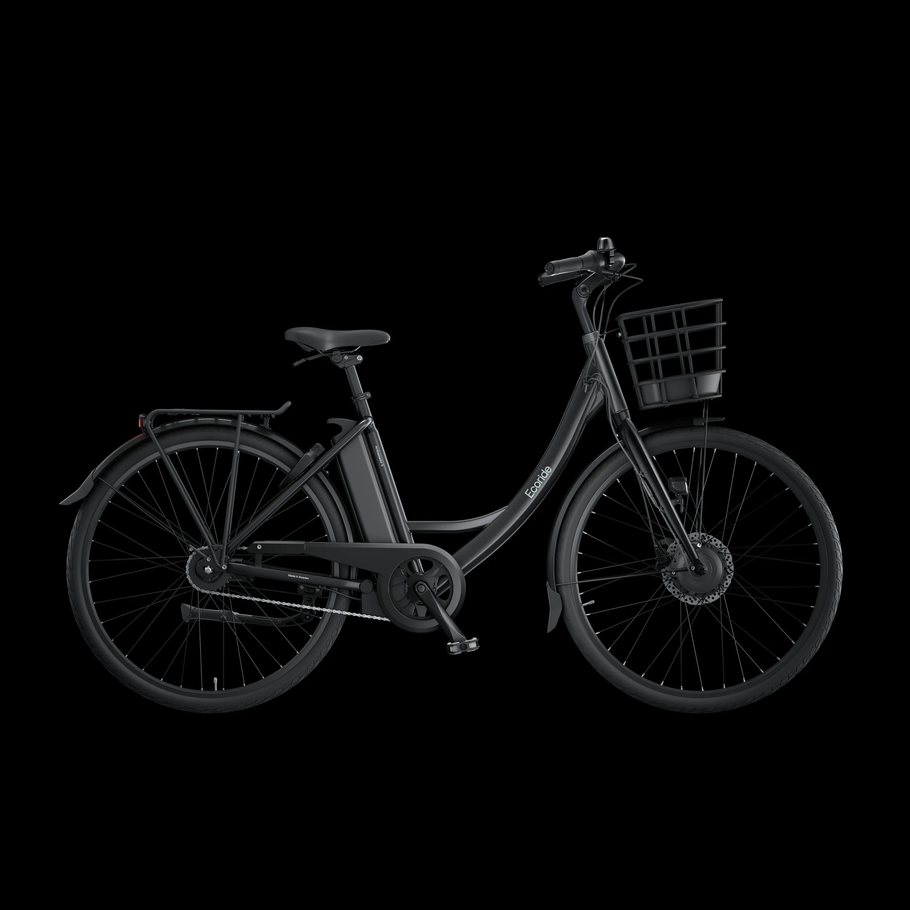 Ecoride Ambassador 3 navmotor i svart