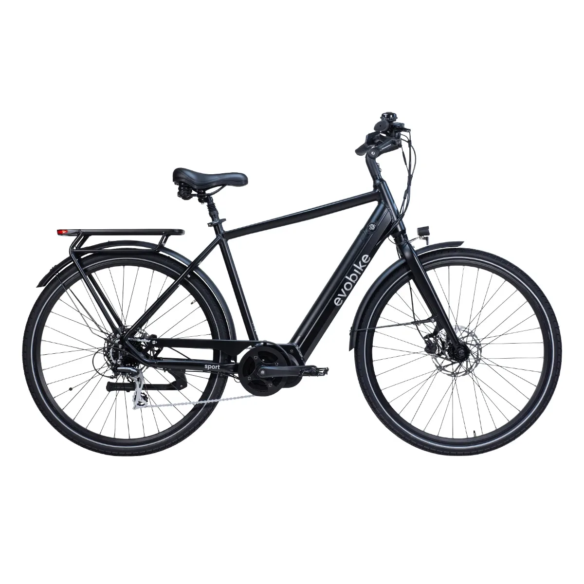 Evobike Sport-8 Mid-Drive Herr 2026 i svart