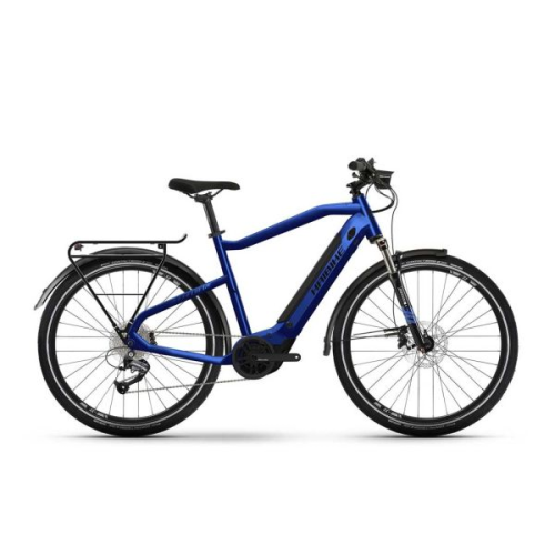 Köp elcykeln Haibike Trekking 4 High Blå Unisex