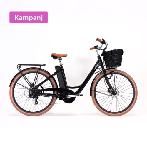 Köp elcykeln Lifebike COMFORT G12 Svart Dam